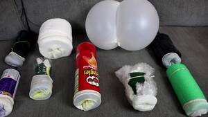 homemade sex toys cbt - I Fucked 10 Homemade Sex Toys (Gummi Bears, Pringles Can, and More) DIY  Pocket Pussy / Fleshlight - Pornhub.com