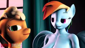 Big Titty Porn Rainbow Dash - MLP Orgy â€” Futa Rainbow Dash X Fluttershy X Applejack (Feat. LalaLexxiVA) -  FAPCAT